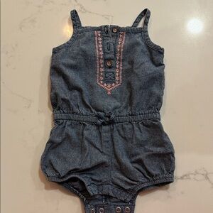 Carter's Blue and Pink Bodysuit